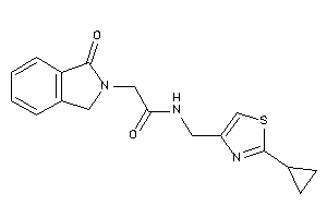 N-[(2-cyclopropylthiazol-4-yl)methyl]-2-(1-ketoisoindolin-2-yl)acetamide