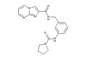 N-[3-(pyrrolidine-1-carbonylamino)benzyl]imidazo[1,2-a]pyrimidine-2-carboxamide