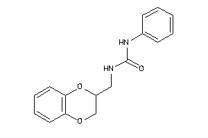 1-(2,3-dihydro-1,4-benzodioxin-3-ylmethyl)-3-phenyl-urea