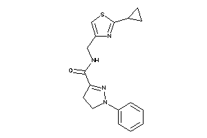 N-[(2-cyclopropylthiazol-4-yl)methyl]-1-phenyl-2-pyrazoline-3-carboxamide