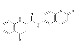 4-keto-N-(2-ketochromen-6-yl)-1H-quinoline-2-carboxamide