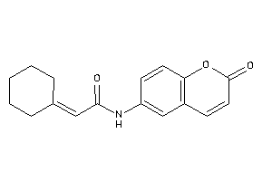 2-cyclohexylidene-N-(2-ketochromen-6-yl)acetamide