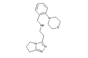 2-(6,7-dihydro-5H-pyrrolo[2,1-c][1,2,4]triazol-3-yl)ethyl-(2-morpholinobenzyl)amine