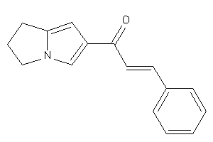 1-(6,7-dihydro-5H-pyrrolizin-2-yl)-3-phenyl-prop-2-en-1-one