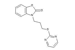 3-[3-(2-pyrimidylthio)propyl]-1,3-benzoxazol-2-one