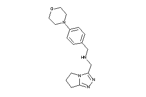 6,7-dihydro-5H-pyrrolo[2,1-c][1,2,4]triazol-3-ylmethyl-(4-morpholinobenzyl)amine