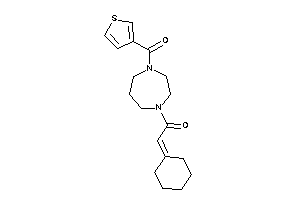 2-cyclohexylidene-1-[4-(3-thenoyl)-1,4-diazepan-1-yl]ethanone