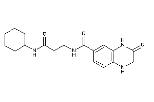 N-[3-(cyclohexylamino)-3-keto-propyl]-3-keto-2,4-dihydro-1H-quinoxaline-6-carboxamide