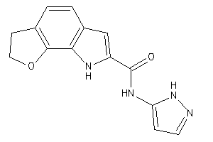 N-(1H-pyrazol-5-yl)-3,8-dihydro-2H-furo[3,2-g]indole-7-carboxamide