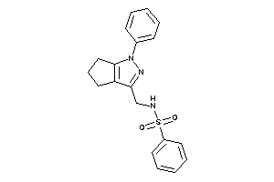 N-[(1-phenyl-5,6-dihydro-4H-cyclopenta[c]pyrazol-3-yl)methyl]benzenesulfonamide