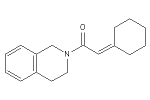 2-cyclohexylidene-1-(3,4-dihydro-1H-isoquinolin-2-yl)ethanone