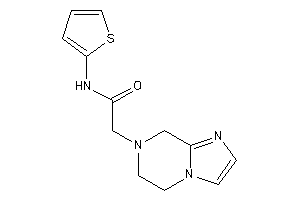 2-(6,8-dihydro-5H-imidazo[1,2-a]pyrazin-7-yl)-N-(2-thienyl)acetamide