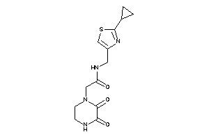 N-[(2-cyclopropylthiazol-4-yl)methyl]-2-(2,3-diketopiperazino)acetamide