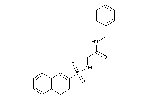 Image of N-benzyl-2-(3,4-dihydronaphthalen-2-ylsulfonylamino)acetamide