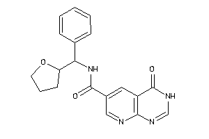 4-keto-N-[phenyl(tetrahydrofuryl)methyl]-3H-pyrido[2,3-d]pyrimidine-6-carboxamide