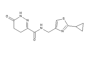 N-[(2-cyclopropylthiazol-4-yl)methyl]-6-keto-4,5-dihydro-1H-pyridazine-3-carboxamide