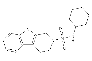 Image of N-cyclohexyl-1,3,4,9-tetrahydro-$b-carboline-2-sulfonamide