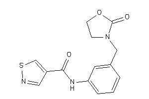 N-[3-[(2-ketooxazolidin-3-yl)methyl]phenyl]isothiazole-4-carboxamide