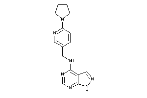 1H-pyrazolo[3,4-d]pyrimidin-4-yl-[(6-pyrrolidino-3-pyridyl)methyl]amine