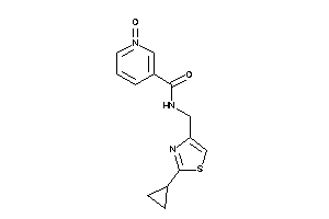 N-[(2-cyclopropylthiazol-4-yl)methyl]-1-keto-nicotinamide