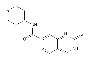 N-tetrahydrothiopyran-4-yl-2-thioxo-3H-quinazoline-7-carboxamide