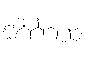 Image of N-(3,4,6,7,8,8a-hexahydro-1H-pyrrolo[2,1-c][1,4]oxazin-3-ylmethyl)-2-(1H-indol-3-yl)-2-keto-acetamide