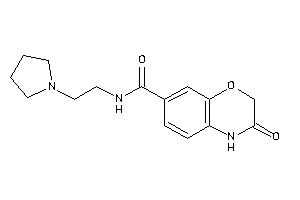 3-keto-N-(2-pyrrolidinoethyl)-4H-1,4-benzoxazine-7-carboxamide