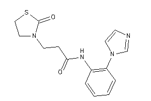 N-(2-imidazol-1-ylphenyl)-3-(2-ketothiazolidin-3-yl)propionamide