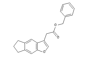 2-(6,7-dihydro-5H-cyclopenta[f]benzofuran-3-yl)acetic Acid Benzyl Ester