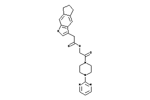 2-(6,7-dihydro-5H-cyclopenta[f]benzofuran-3-yl)acetic Acid [2-keto-2-[4-(2-pyrimidyl)piperazino]ethyl] Ester