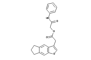 2-(6,7-dihydro-5H-cyclopenta[f]benzofuran-3-yl)acetic Acid (2-anilino-2-keto-ethyl) Ester