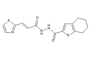 N'-(3-thiazol-2-ylacryloyl)-4,5,6,7-tetrahydrobenzothiophene-2-carbohydrazide