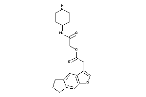 2-(6,7-dihydro-5H-cyclopenta[f]benzofuran-3-yl)acetic Acid [2-keto-2-(4-piperidylamino)ethyl] Ester