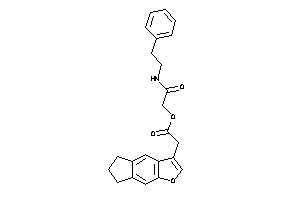 2-(6,7-dihydro-5H-cyclopenta[f]benzofuran-3-yl)acetic Acid [2-keto-2-(phenethylamino)ethyl] Ester