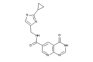 N-[(2-cyclopropylthiazol-4-yl)methyl]-4-keto-3H-pyrido[2,3-d]pyrimidine-6-carboxamide