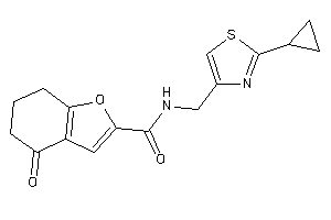 N-[(2-cyclopropylthiazol-4-yl)methyl]-4-keto-6,7-dihydro-5H-benzofuran-2-carboxamide