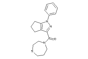 (1-phenyl-5,6-dihydro-4H-cyclopenta[c]pyrazol-3-yl)-(1,4-thiazepan-4-yl)methanone