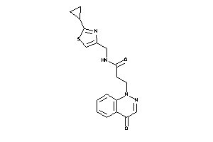 N-[(2-cyclopropylthiazol-4-yl)methyl]-3-(4-ketocinnolin-1-yl)propionamide