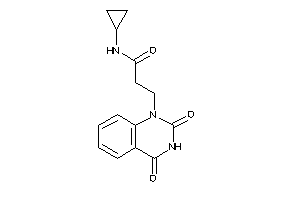 N-cyclopropyl-3-(2,4-diketoquinazolin-1-yl)propionamide