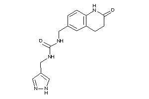 1-[(2-keto-3,4-dihydro-1H-quinolin-6-yl)methyl]-3-(1H-pyrazol-4-ylmethyl)urea