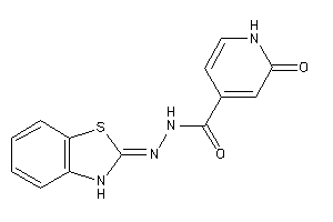 N-(3H-1,3-benzothiazol-2-ylideneamino)-2-keto-1H-pyridine-4-carboxamide