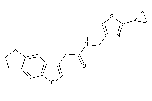 N-[(2-cyclopropylthiazol-4-yl)methyl]-2-(6,7-dihydro-5H-cyclopenta[f]benzofuran-3-yl)acetamide