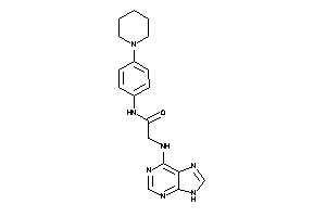 N-(4-piperidinophenyl)-2-(9H-purin-6-ylamino)acetamide