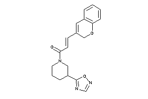 3-(2H-chromen-3-yl)-1-[3-(1,2,4-oxadiazol-5-yl)piperidino]prop-2-en-1-one