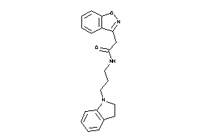 N-(3-indolin-1-ylpropyl)-2-indoxazen-3-yl-acetamide