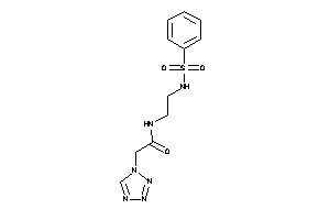 N-[2-(benzenesulfonamido)ethyl]-2-(tetrazol-1-yl)acetamide