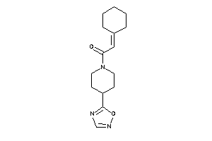 2-cyclohexylidene-1-[4-(1,2,4-oxadiazol-5-yl)piperidino]ethanone