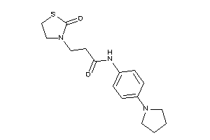 3-(2-ketothiazolidin-3-yl)-N-(4-pyrrolidinophenyl)propionamide