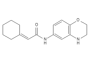 2-cyclohexylidene-N-(3,4-dihydro-2H-1,4-benzoxazin-6-yl)acetamide