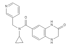 N-cyclopropyl-3-keto-N-(3-pyridylmethyl)-2,4-dihydro-1H-quinoxaline-6-carboxamide